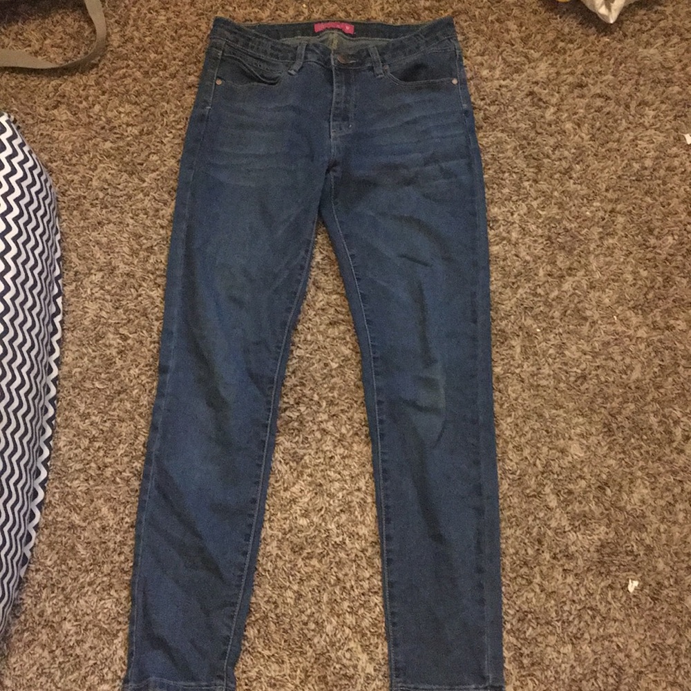 Dark blue skinny jeans